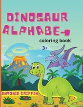 Dinosaur alphabet coloring book