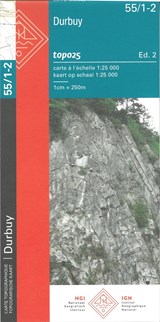 55/1-2 Durbuy 1:25.000 topografische kaart -  - 9789462356740