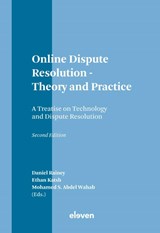 Online Dispute Resolution: Theory and Practice - Mohamed Abdel Wahab ; Ethan Katsh ; Daniel Rainey - 9789462361836