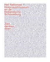 Het Nationale Holocaustmuseum en de Hollandsche Schouwburg – Zien, Denken, Doen