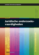 Juridische onderzoeksvaardigheden - C.L. Hoogewerf ; S.C. Huisjes - 9789462901759