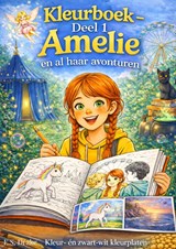 Kleurboek Amelie en al haar avonturen - deel 1 - E.S. Drake - 9789465389899