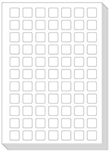 Pictogenda blanco stickervellen (25 stuks) -  - 9789492711106
