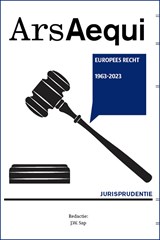 Jurisprudentie Europees recht 1963-2023 - Jan Willem Sap - 9789493199798