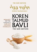 Koren Talmud Bavli, Noe Edition, Vol 36: Menahot Part 2, Hebrew/English, Large, Color - Adin Steinsaltz - 9789653015975