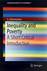 Inequality and Poverty - S. Subramanian - 9789811381843