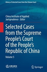Selected Cases from the Supreme People's Court of the People's Republic of China -  - 9789819782840