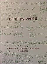 The Petra Papyri II - L. Koenen ; J. Kaimio ; M. Kaimio ; R.W. Daniel - 9789957854362