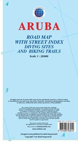 Aruba landkaart 1:28.000 Kasprowski Maps ABC eilanden -  - 9791095793014