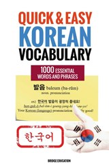 Quick and Easy Korean Vocabulary - Bridge Education - 9791188195381