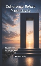 Coherence Before Productivity - Korvin Hale - 9798195137748