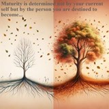 Maturity is not based on who you are. It's based on who you will be - Marvin Bundy ; Marlin L. Sterling - 9798227987969