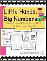 Little Hands, Big Numbers - Briana Pharris ; Christine Beasley - 9798249040246