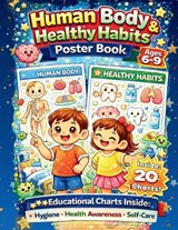 Human Body & Healthy Habits Poster Book Ages 6-9 Years - Curiousminds Studio - 9798257136313