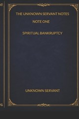 Spiritual Bankruptcy - Unknown Servant - 9798278901129