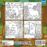 Capy Moments Bold and Easy Coloring Book - Giggles & Grace Books - 9798295844270