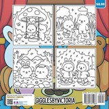 Cute Friends Bold and Easy Coloring Book - Giggles & Grace Books - 9798295845086
