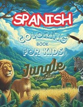 Spanish Coloring book for kids - Jungle Version