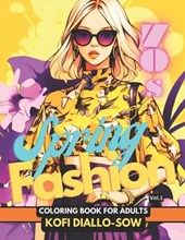 70s Spring Fashion - Coloring Book For Adults Vol.1