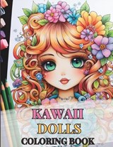 Kawaii Doll Coloring Book - C J Phillips - 9798321307373