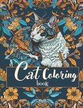 Cat book coloring