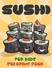 Sushi Coloring Book For Kids