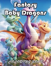 Fantasy Baby Dragons Coloring Book
