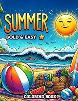 Summer Bold & Easy Coloring book - Roy Jones Art - 9798322364160