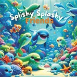 Splishy Splashy Friends: Childrens Poetry Book About The Ocean - Raquel Juster - 9798324743185