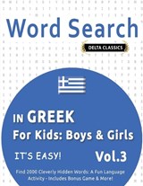 Word Search in Greek for Kids - Delta Classics - 9798349018817