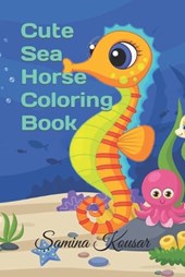 Cute Sea Horse coloring book