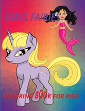 Girl Fairies Coloring Book for Kids