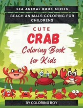 Cute Crab Coloring Book For Kids