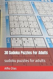 30 Sudoku Puzzles For Adults