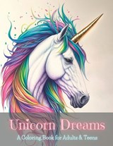Unicorn Dreams: A Coloring Book for Adults & Teens - Nathan Tucker - 9798378288823