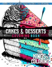 Cakes & Desserts Coloring Book