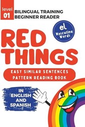 Bilingual Training (Beginner Readers) RED THINGS (el)