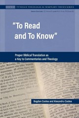 Costea, B: To Read and To Know - COSTEA,  Bogdan ; Costea, Alexandru - 9798385208395