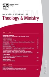 McMaster Journal of Theology and Ministry - John J. H. Lee - 9798385251780