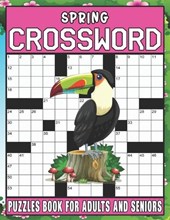 Spring Crossword Puzzles Book For Adults And Seniors