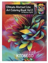 Ultimate Abstract Line Art Coloring Book Vol 2