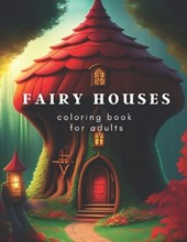 Fairy Houses coloring book for adults