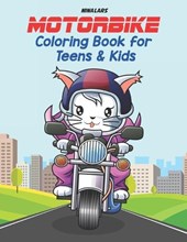 Motorbike Coloring Book for Teens and Kids