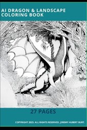 AI Dragon & Landscape Coloring Book