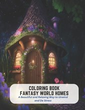Coloring Book Fantasy World Homes