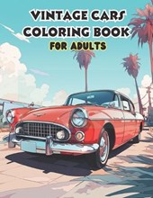 Vintage Cars Coloring Book For Adults