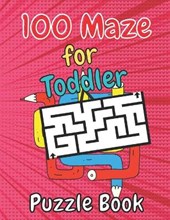 100 Maze Puzzle Book for Toddler