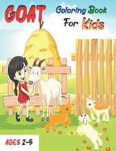 Goat Coloring Book For Kids Ages 2-5