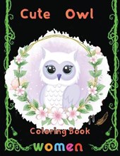 cute owl Coloring Book women