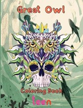Great owl Coloring Book teen